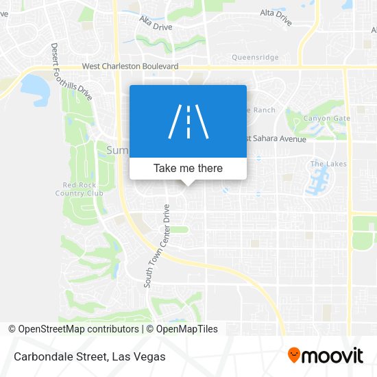Carbondale Street map
