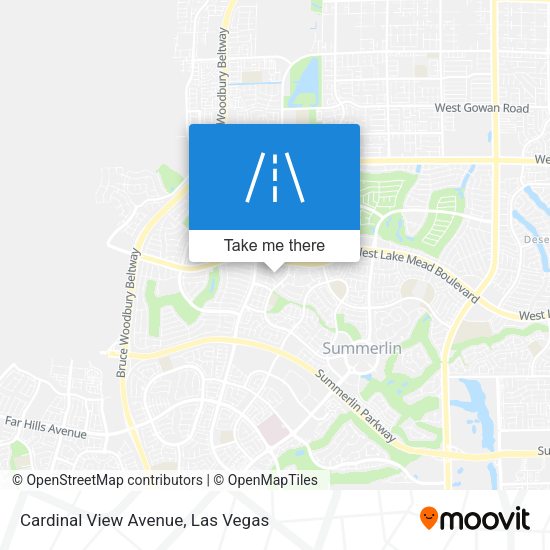 Mapa de Cardinal View Avenue