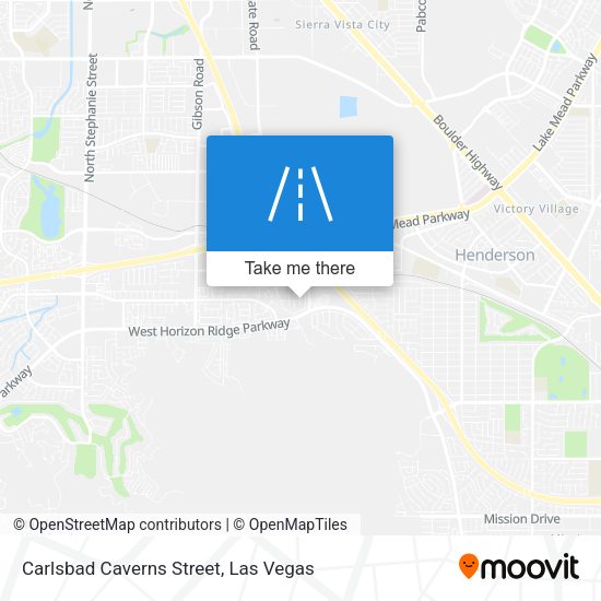 Carlsbad Caverns Street map