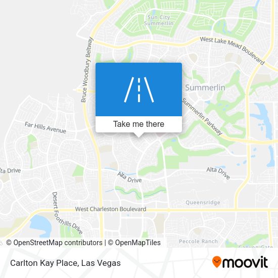 Carlton Kay Place map
