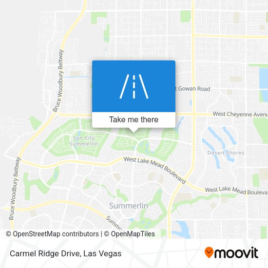 Carmel Ridge Drive map
