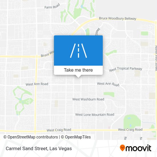 Mapa de Carmel Sand Street