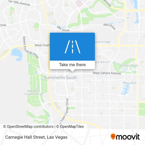 Carnegie Hall Street map