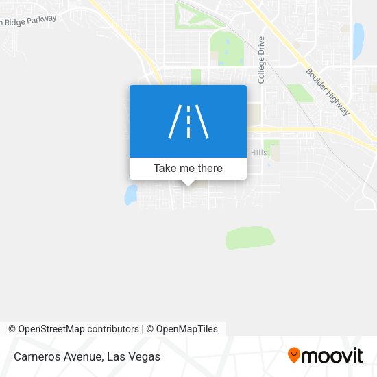 Mapa de Carneros Avenue