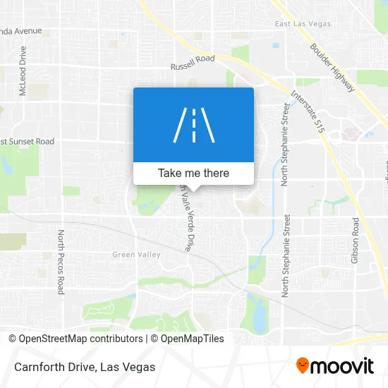 Carnforth Drive map