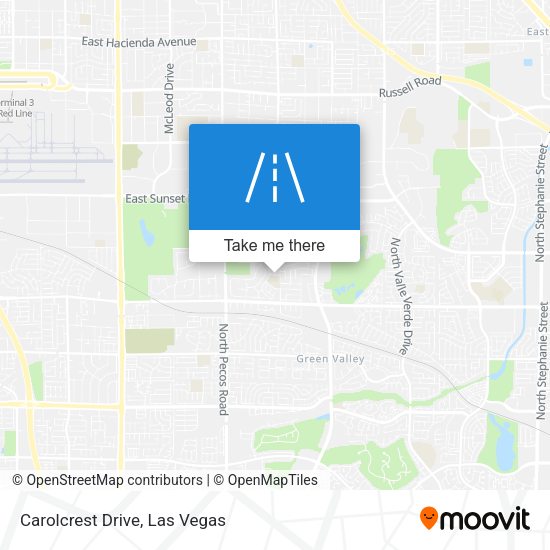 Carolcrest Drive map