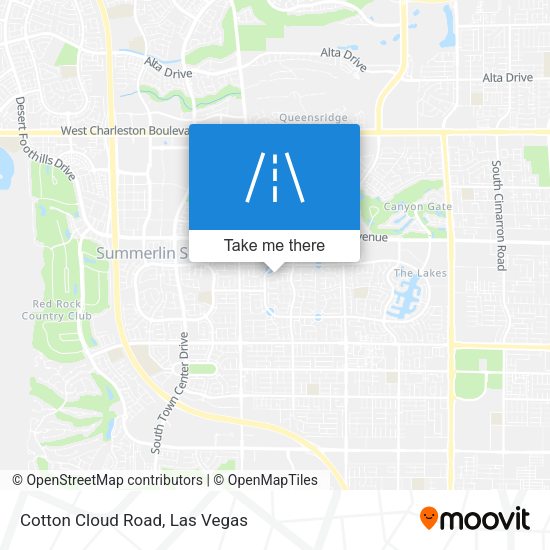Mapa de Cotton Cloud Road