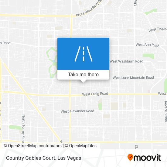 Country Gables Court map