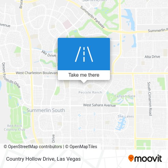 Mapa de Country Hollow Drive