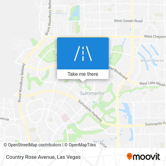 Country Rose Avenue map