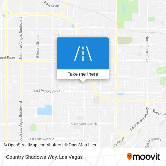Country Shadows Way map