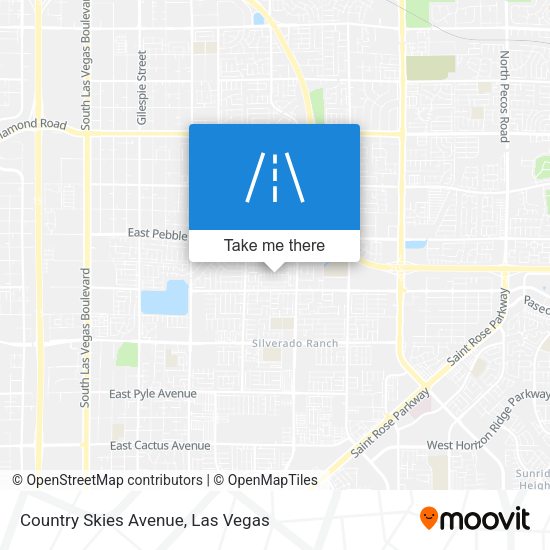 Country Skies Avenue map