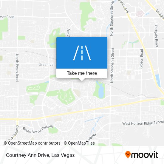 Mapa de Courtney Ann Drive