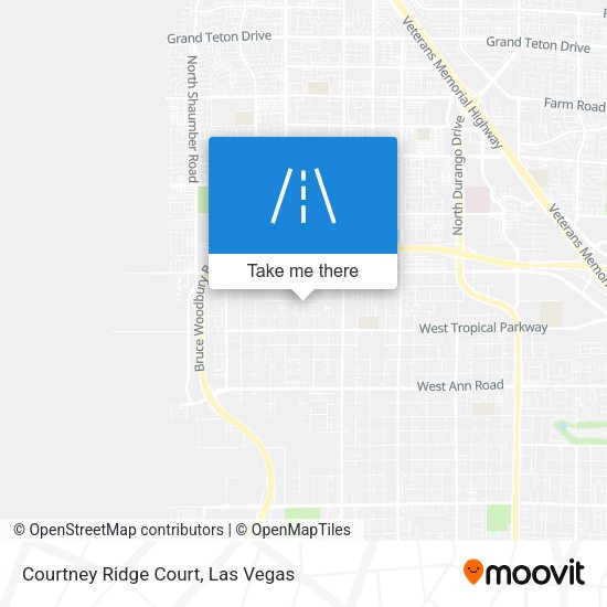 Mapa de Courtney Ridge Court