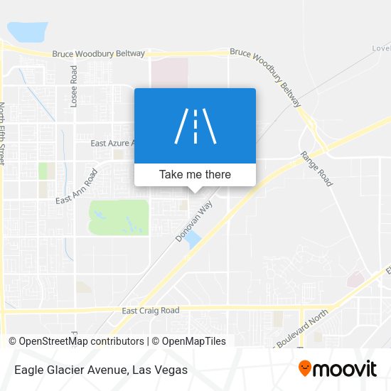 Eagle Glacier Avenue map