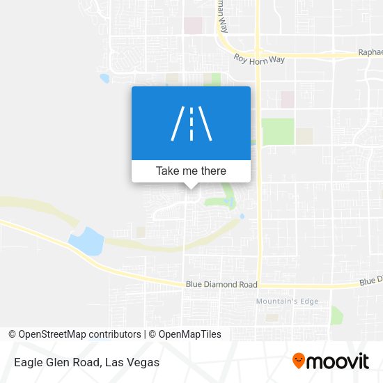 Eagle Glen Road map
