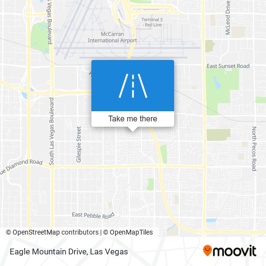 Eagle Mountain Drive map