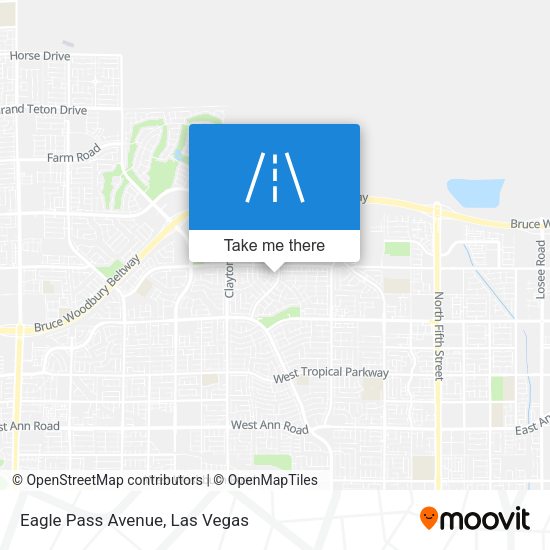 Eagle Pass Avenue map