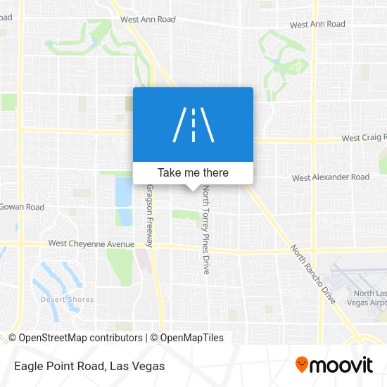 Eagle Point Road map
