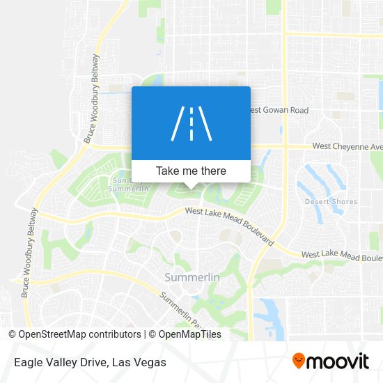 Eagle Valley Drive map