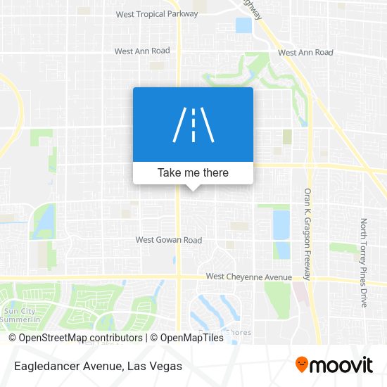Eagledancer Avenue map