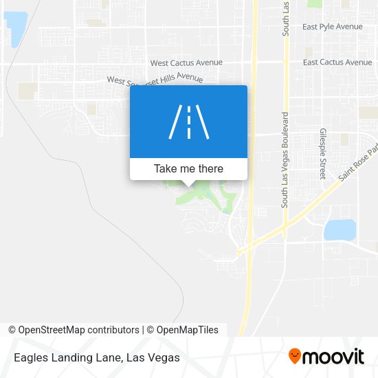 Eagles Landing Lane map