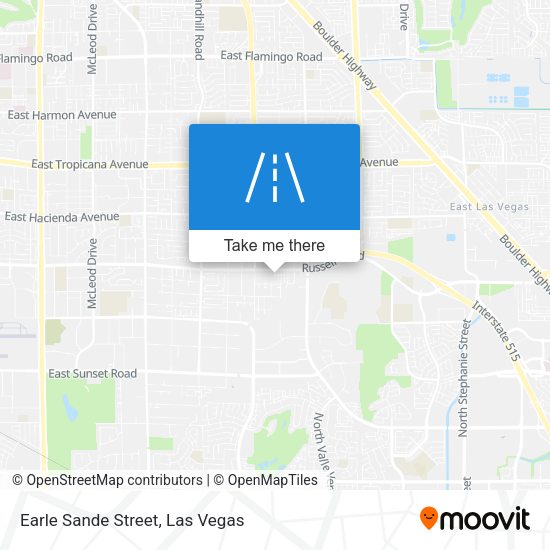 Earle Sande Street map