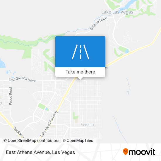 Mapa de East Athens Avenue
