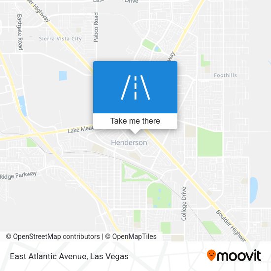 East Atlantic Avenue map