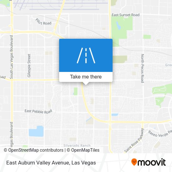 Mapa de East Auburn Valley Avenue