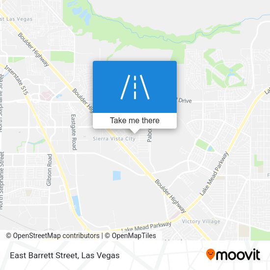 Mapa de East Barrett Street
