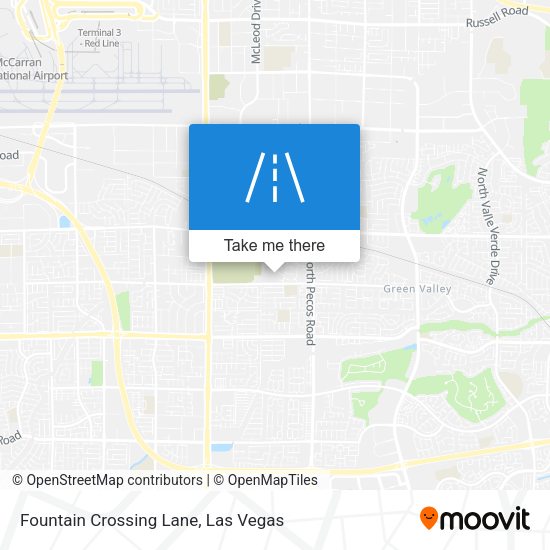 Mapa de Fountain Crossing Lane