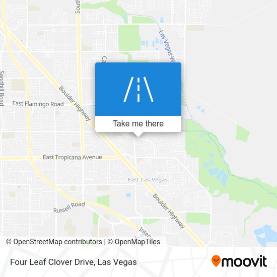 Four Leaf Clover Drive map