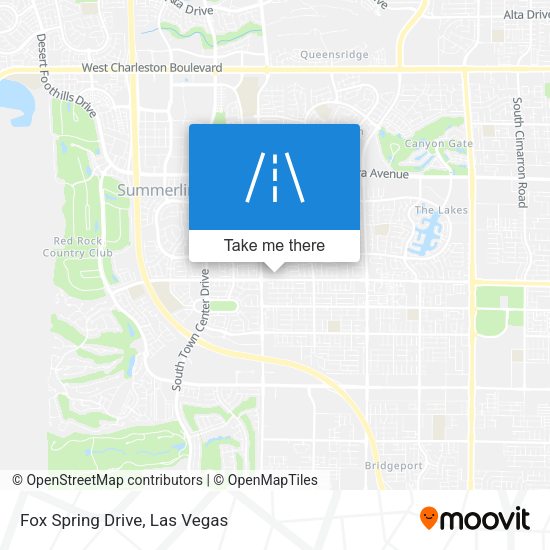 Fox Spring Drive map