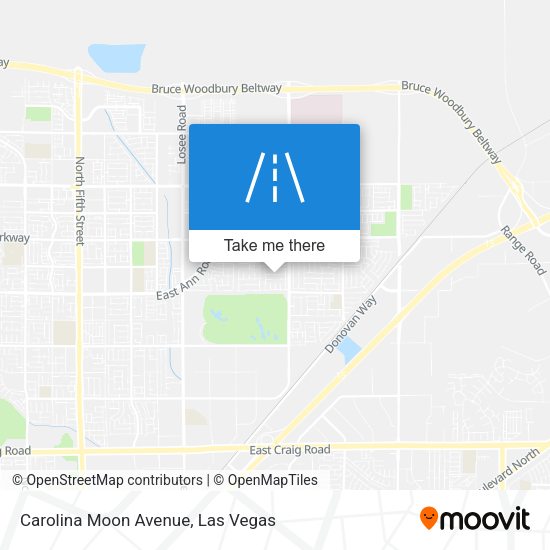 Carolina Moon Avenue map