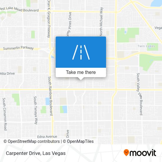 Mapa de Carpenter Drive