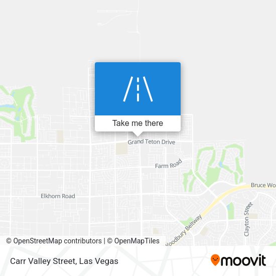 Carr Valley Street map