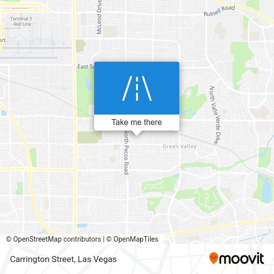Carrington Street map