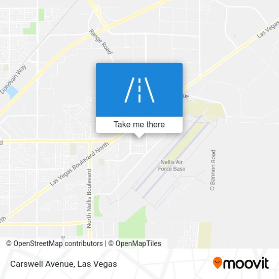 Mapa de Carswell Avenue