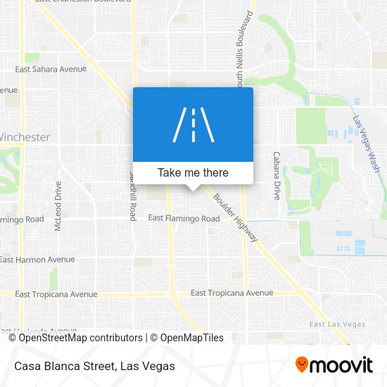Casa Blanca Street map