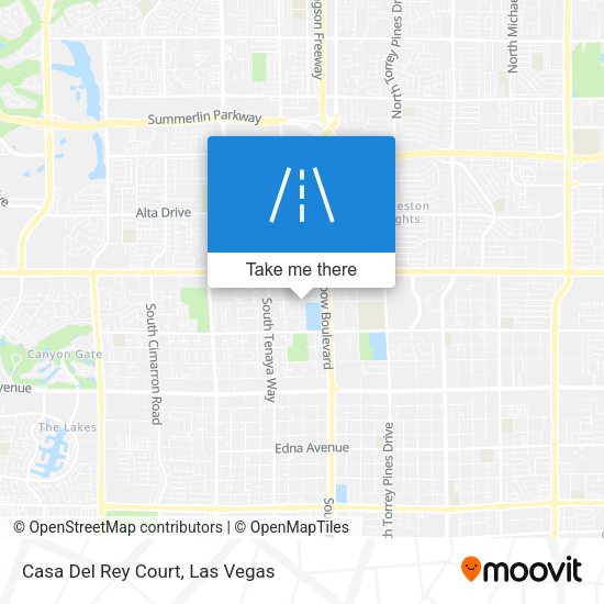 Casa Del Rey Court map