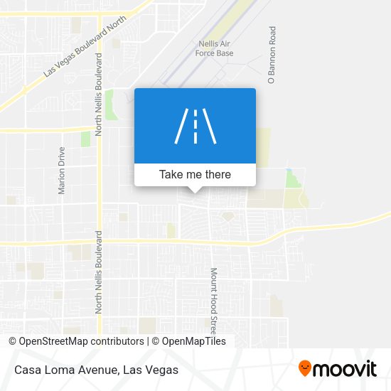 Casa Loma Avenue map