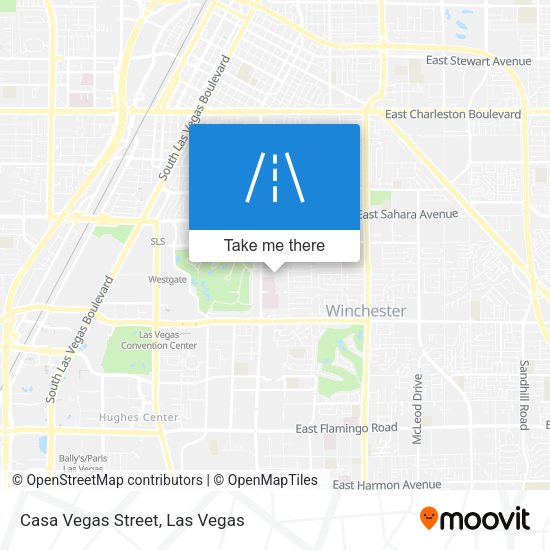Casa Vegas Street map