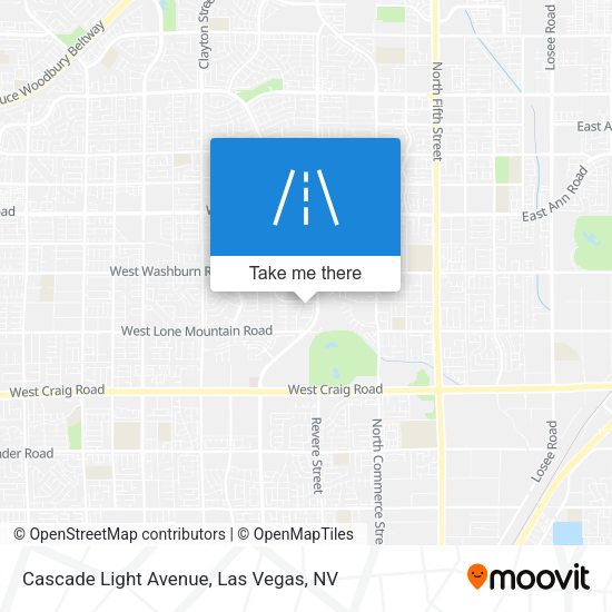 Cascade Light Avenue map