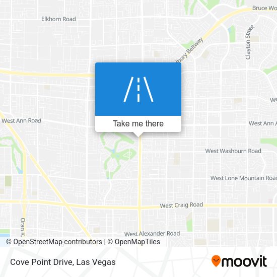 Mapa de Cove Point Drive