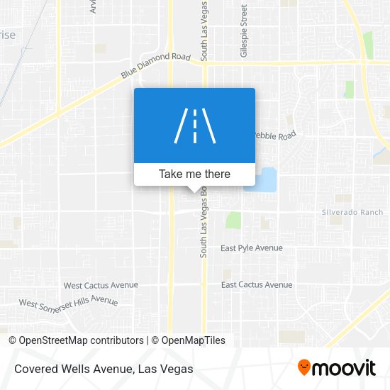 Covered Wells Avenue map