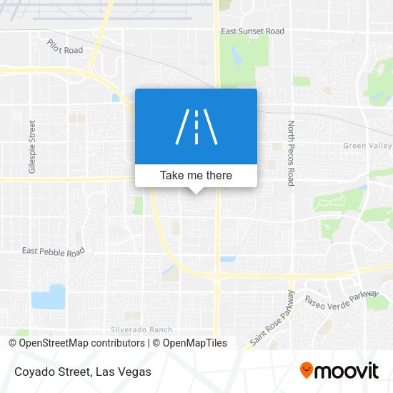 Mapa de Coyado Street