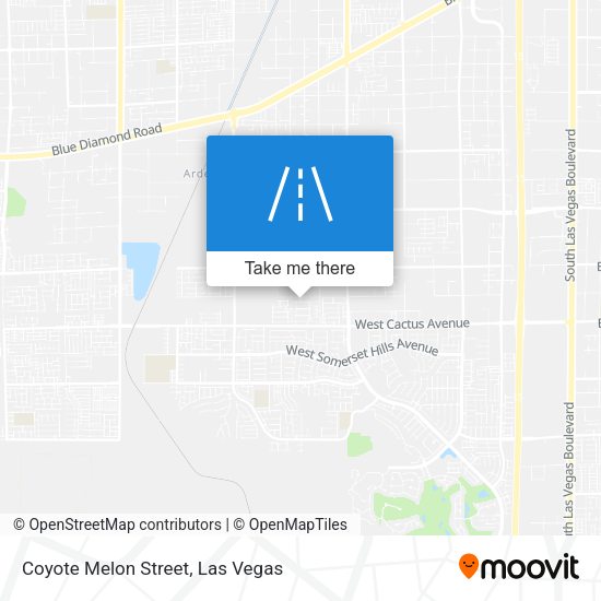 Mapa de Coyote Melon Street