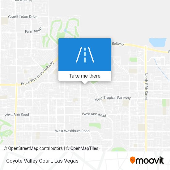 Mapa de Coyote Valley Court