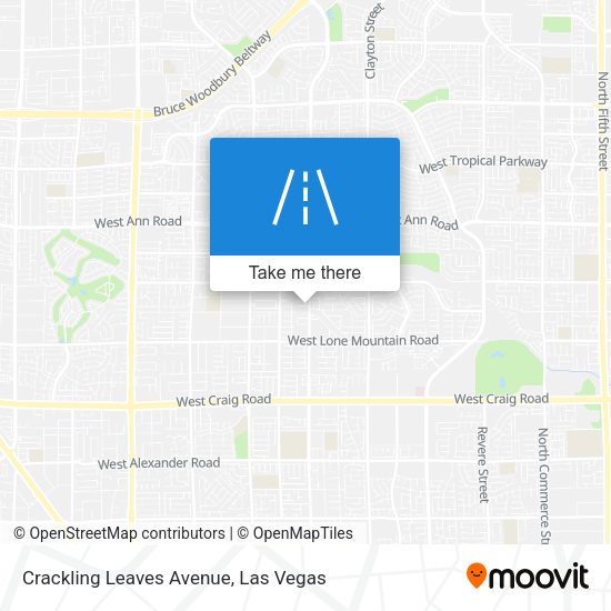 Mapa de Crackling Leaves Avenue